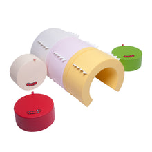 DesignSkin Tunnel Sofa Transformable Furniture, Pink & Yellow