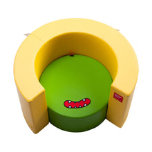 DesignSkin Tunnel Sofa Transformable Furniture, Green & Yellow